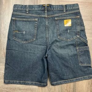 Ariat Shorts Mens 38 Blue Relaxed Straight Fit DuraStretch Denim Carpenter Work‎
